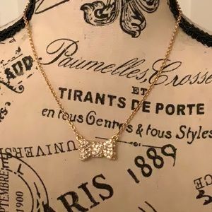 Kate Spade Rhinestone, Bow Necklace